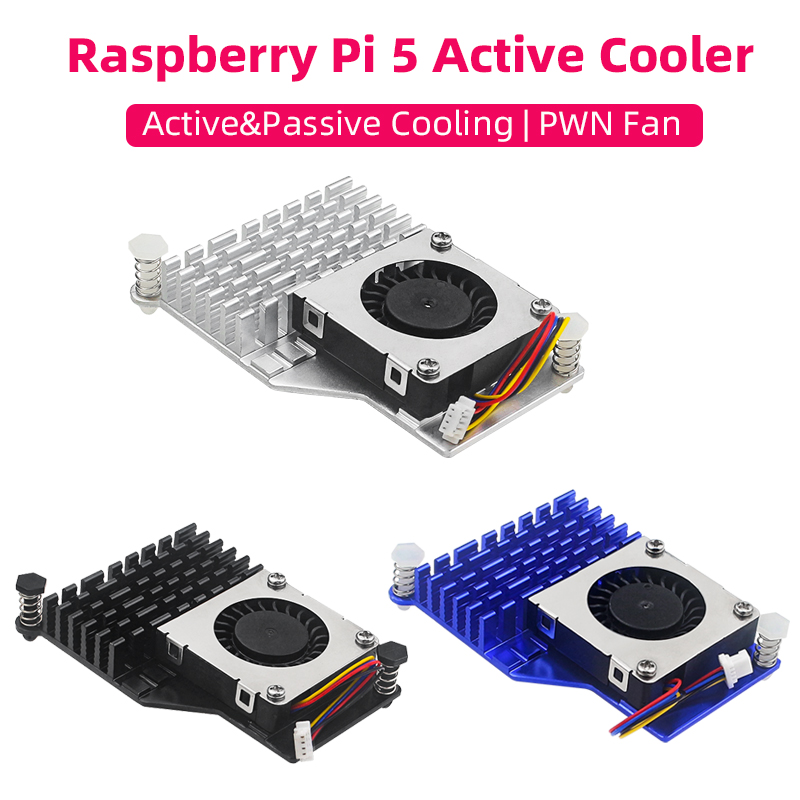 Pi Cooler - Raspberry Pi 5 Aktywna chłodnica Aluminiowy