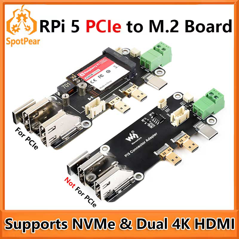 Pi Cooler - Płytka adaptera Raspberry Pi 5 PCIe