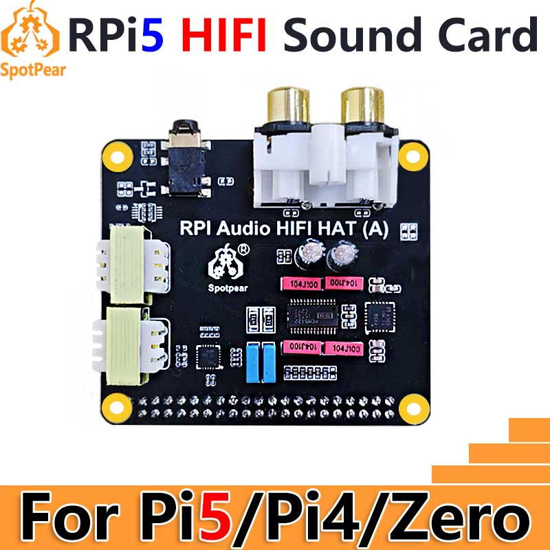 Pi Zero - Raspberry Pi5 Audio HIFI HAT PCM5122