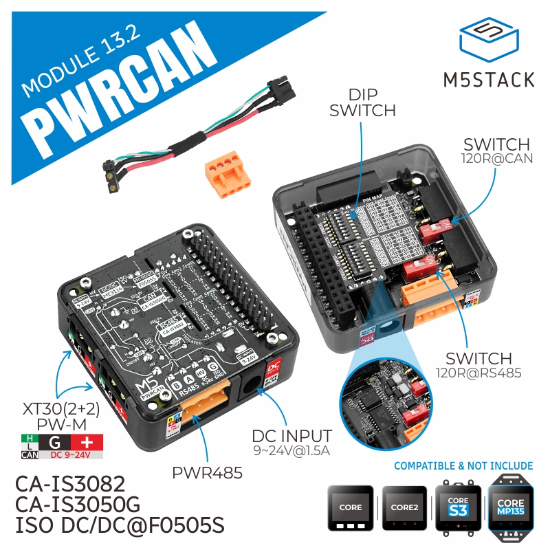 Pi Camera Module - Oficjalny moduł M5Stack PWRCAN 13.2 z