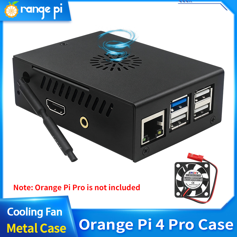 Pi Power Supply - Metalowa obudowa Orange Pi 4 Pro,