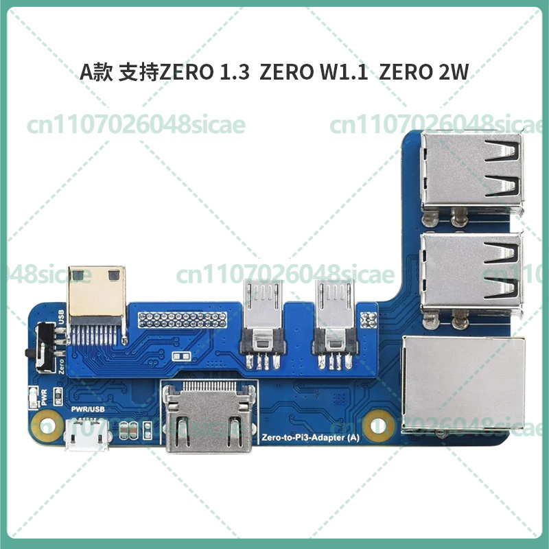 Pi Zero - Płytka rozszerzająca z interfejsem USB Ethernet