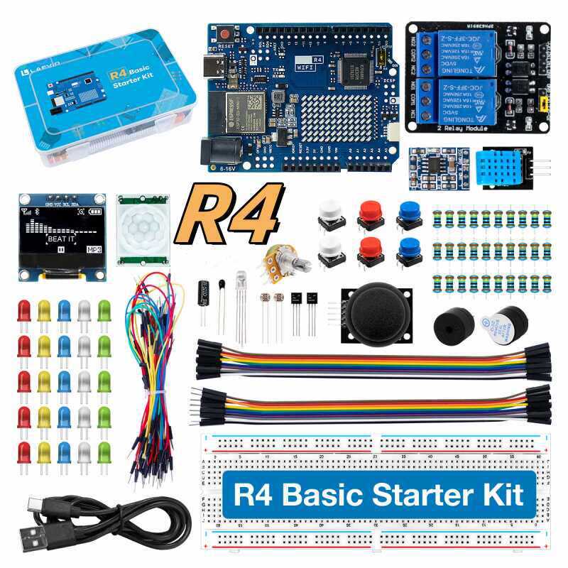Arduino Kit - Zestaw startowy UNO R4 z obsługą
