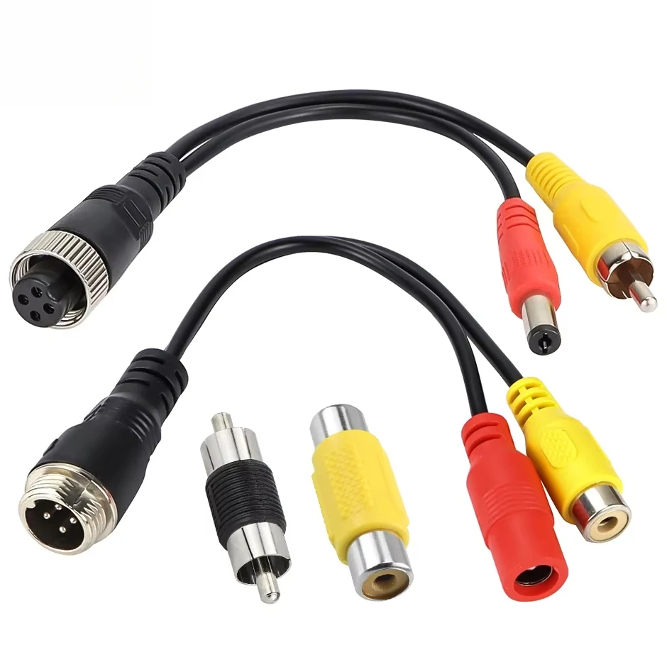 Pi Camera Cable - Ownice 4-pinowa głowica lotnicza męska/żeńska na