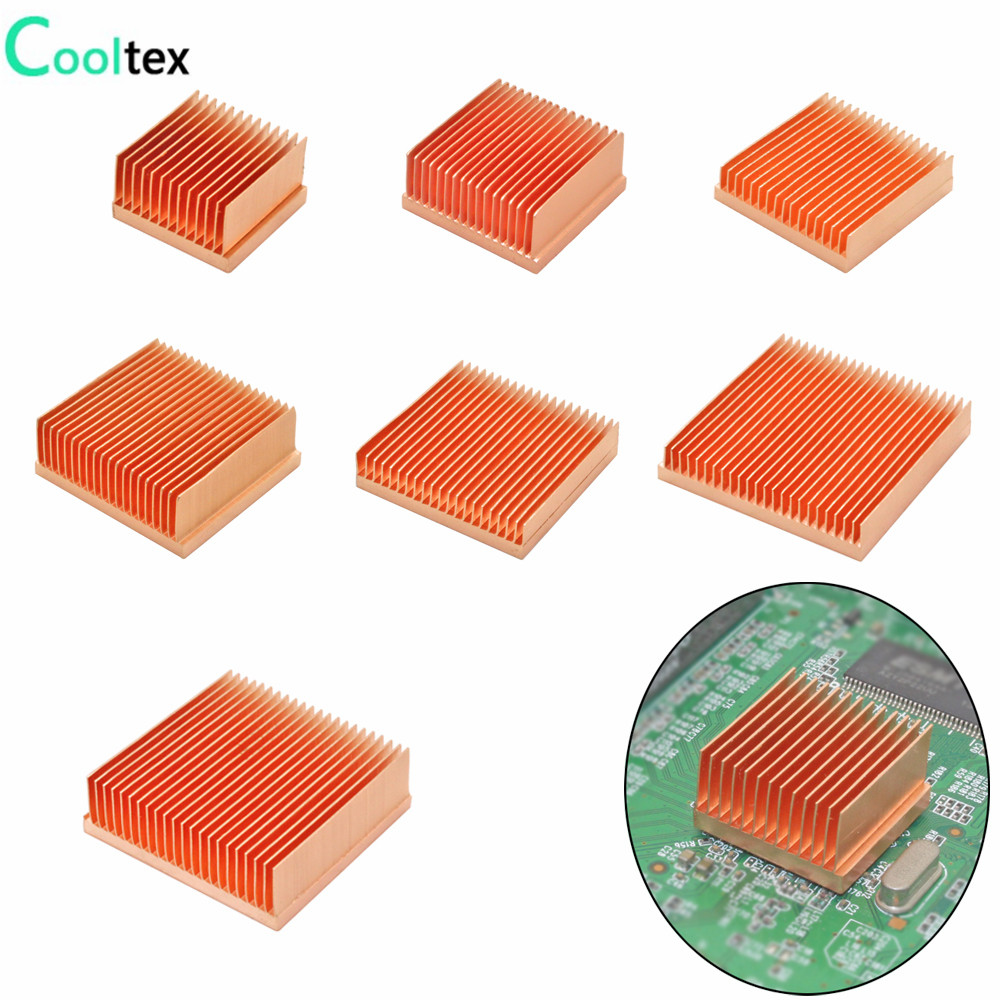 Pi Power Supply - DIY radiator z czystej miedzi Skiving