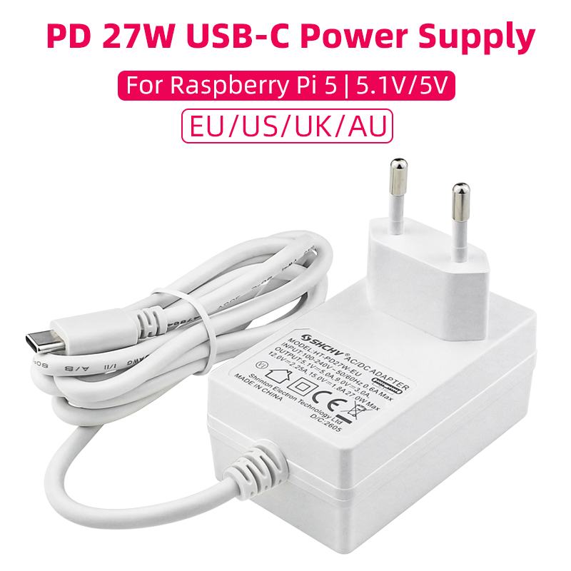 Pi Power Supply - Zasilacz Raspberry Pi 5 5.1V 5A