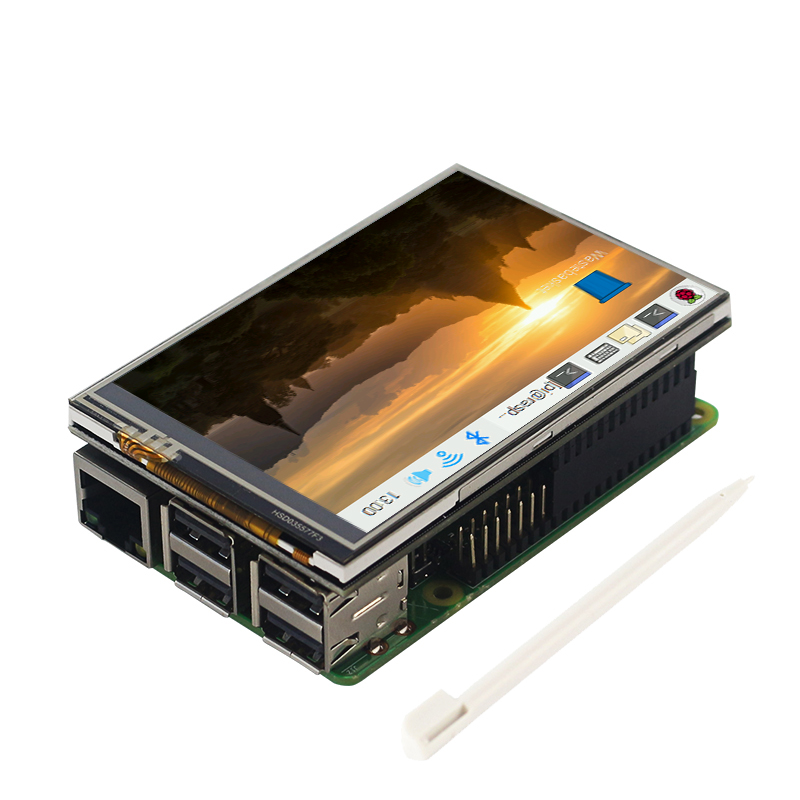 Pi 4 Case - Raspberry Pi 3.5 cal ekran dotykowy