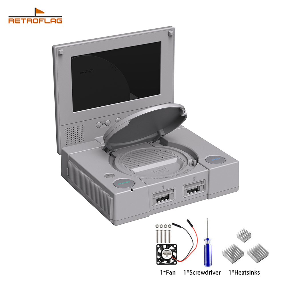 Pi 4 Case - Obudowa Retroflag PiStation z wyświetlaczem LCD