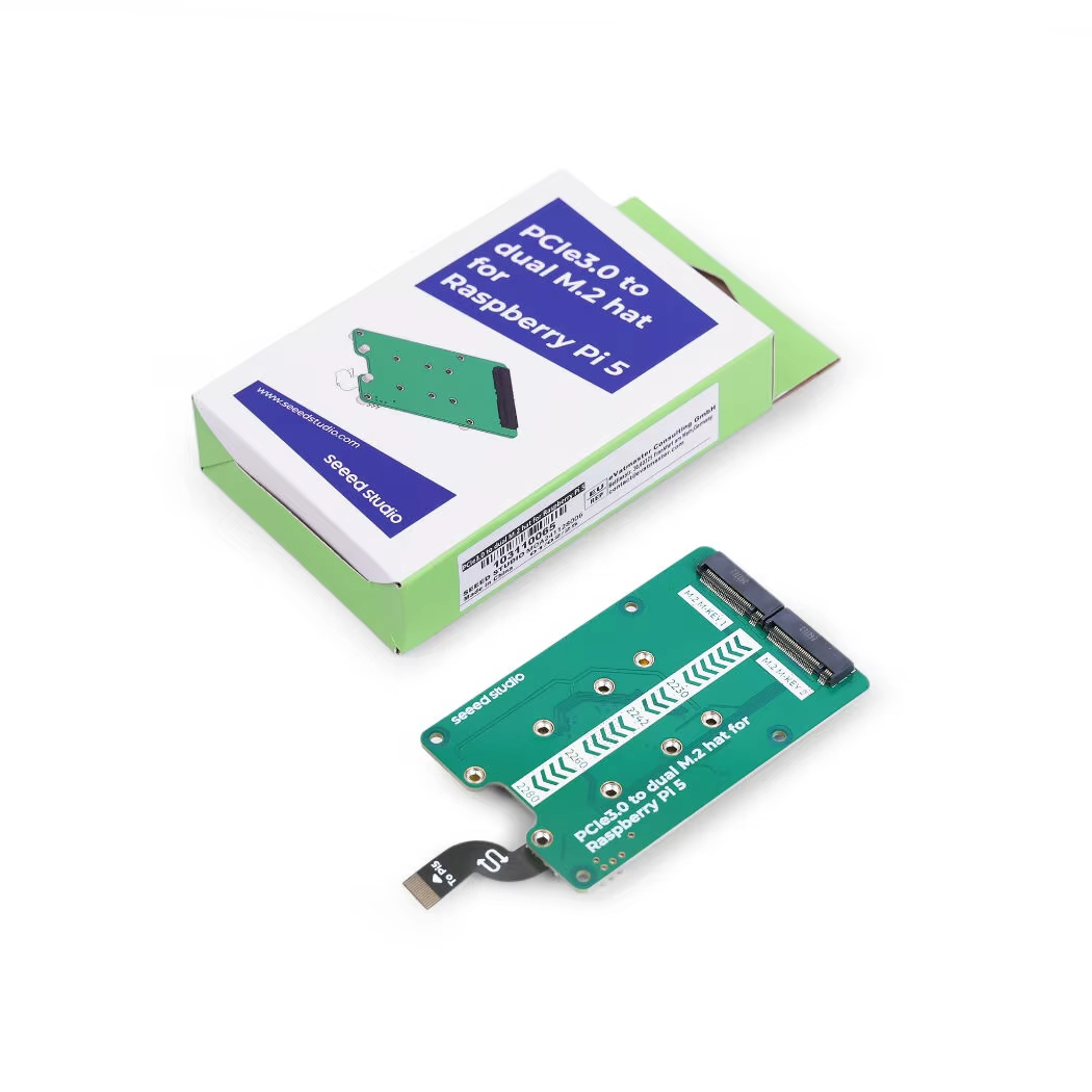 Raspberry Pi - Przełącznik PCIe3.0 na podwójne M.2 Hat