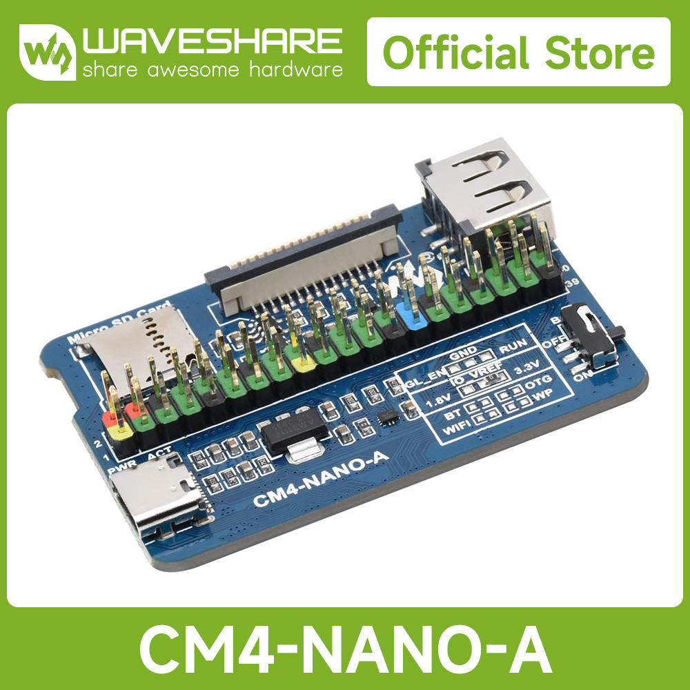 Raspberry Pi 4 - Płytka bazowa Waveshare Nano (A) IO