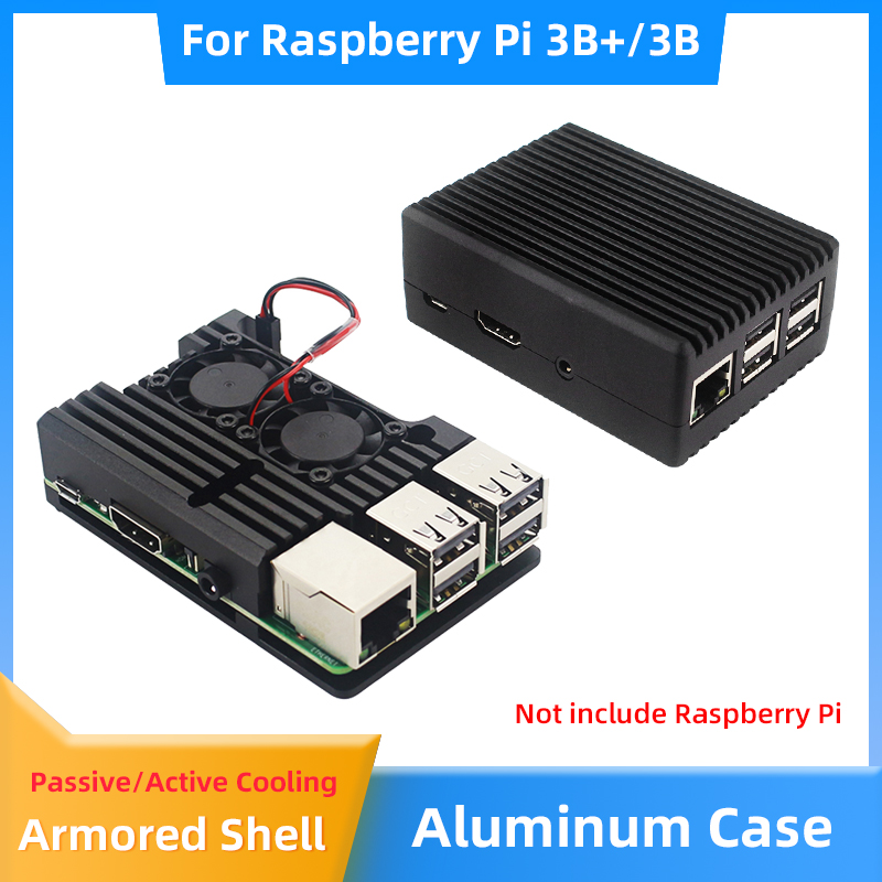 Pi Cooler - Raspberry Pi 3B+ 3B Aluminiowa obudowa