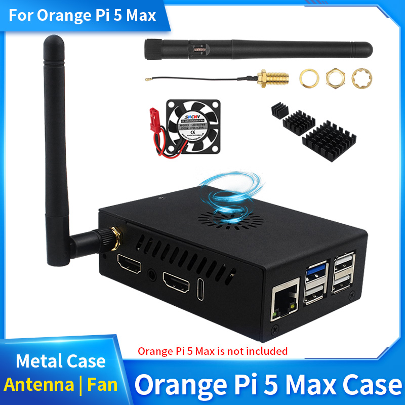 Obudowa Orange Pi 5 Max z went – Pi 5 Case recenzja i cena