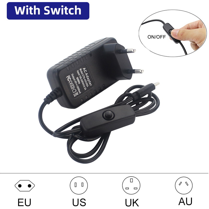 Zasilacz 5V 3A Raspberry Pi 4  – Pi Power Supply recenzja i cena