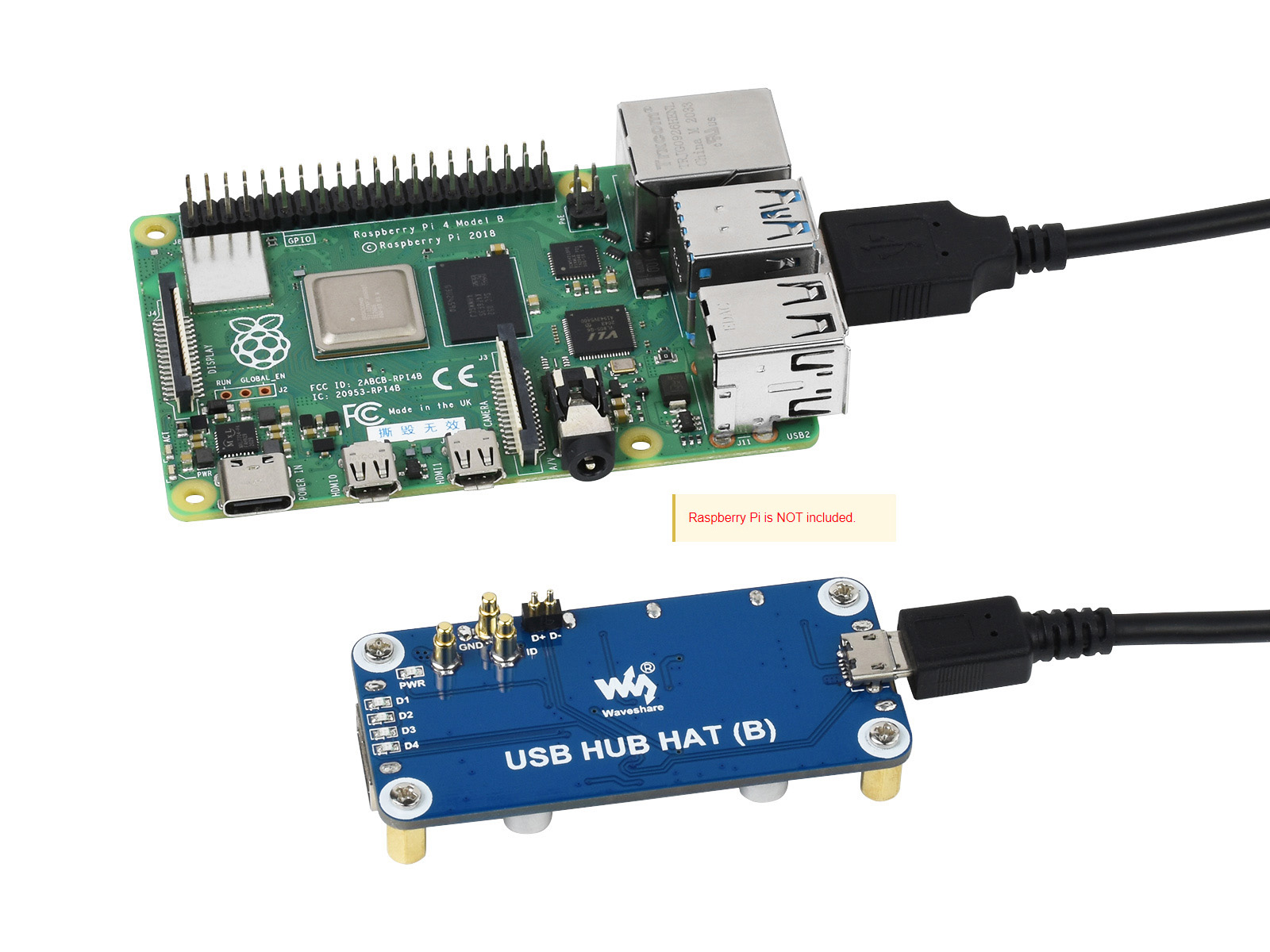 Waveshare USB HUB HAT (B) 4x p – Pi Zero recenzja i cena