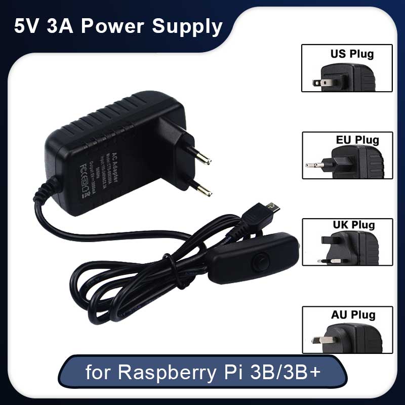 Zasilacz 5V 3A Raspberry Pi 3  – Pi Power Supply recenzja i cena