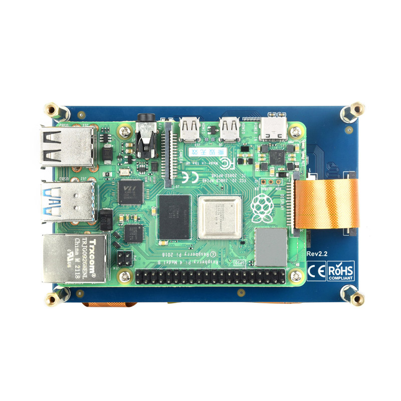 Wyświetlacz DSI Raspberry Pi 4 – Pi 5 Case recenzja i cena