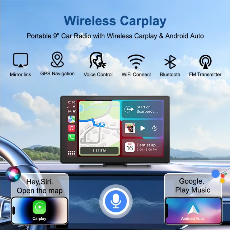 9-calowy inteligentny ekran Ca – Micro Sd Card recenzja i cena
