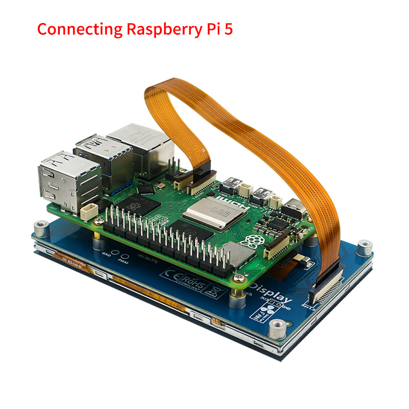 4,3-calowy ekran dotykowy DSI  – Pi 5 Case recenzja i cena