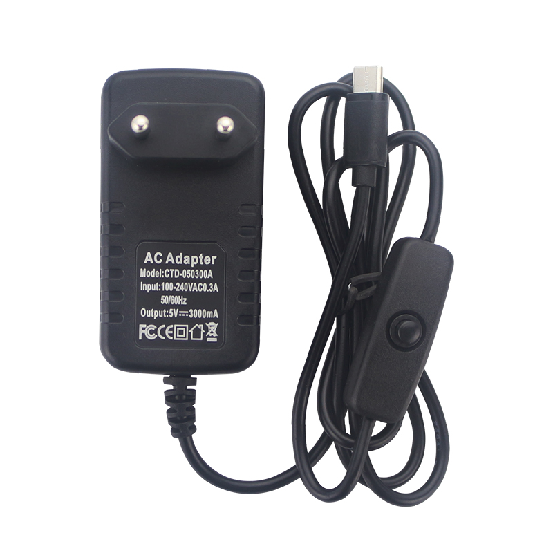 Zasilacz 5V 3A z włącznikiem/w – Pi Power Supply recenzja i cena