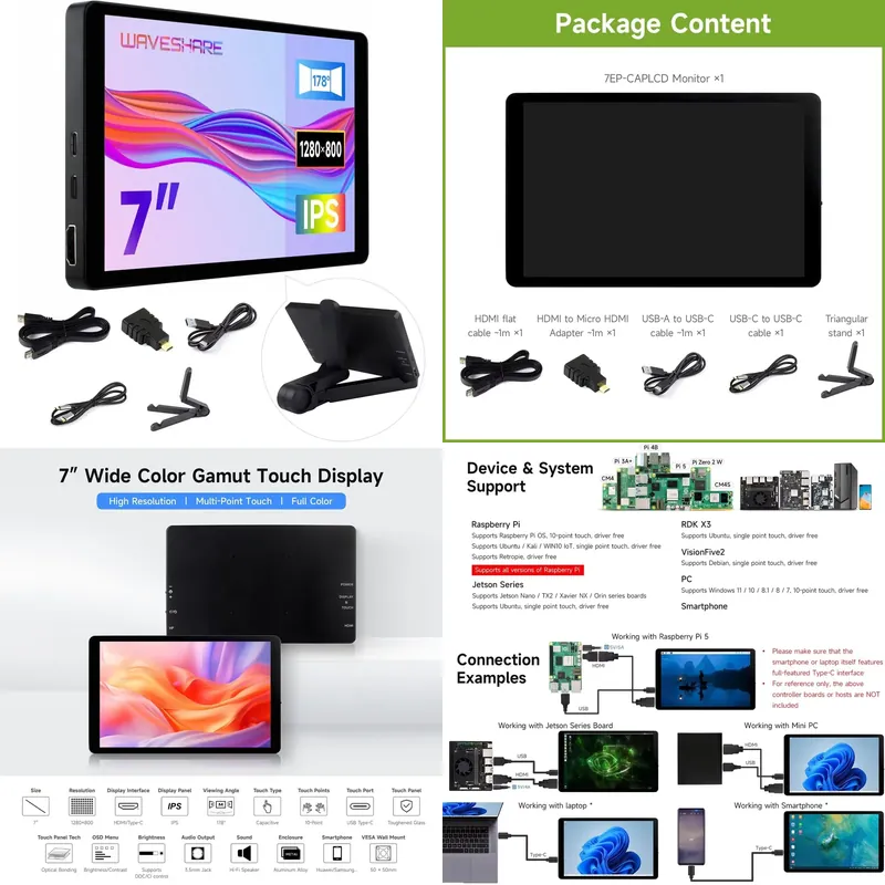 dla Aismartlink Waveshare 7-ca – Raspberry Pi recenzja i cena