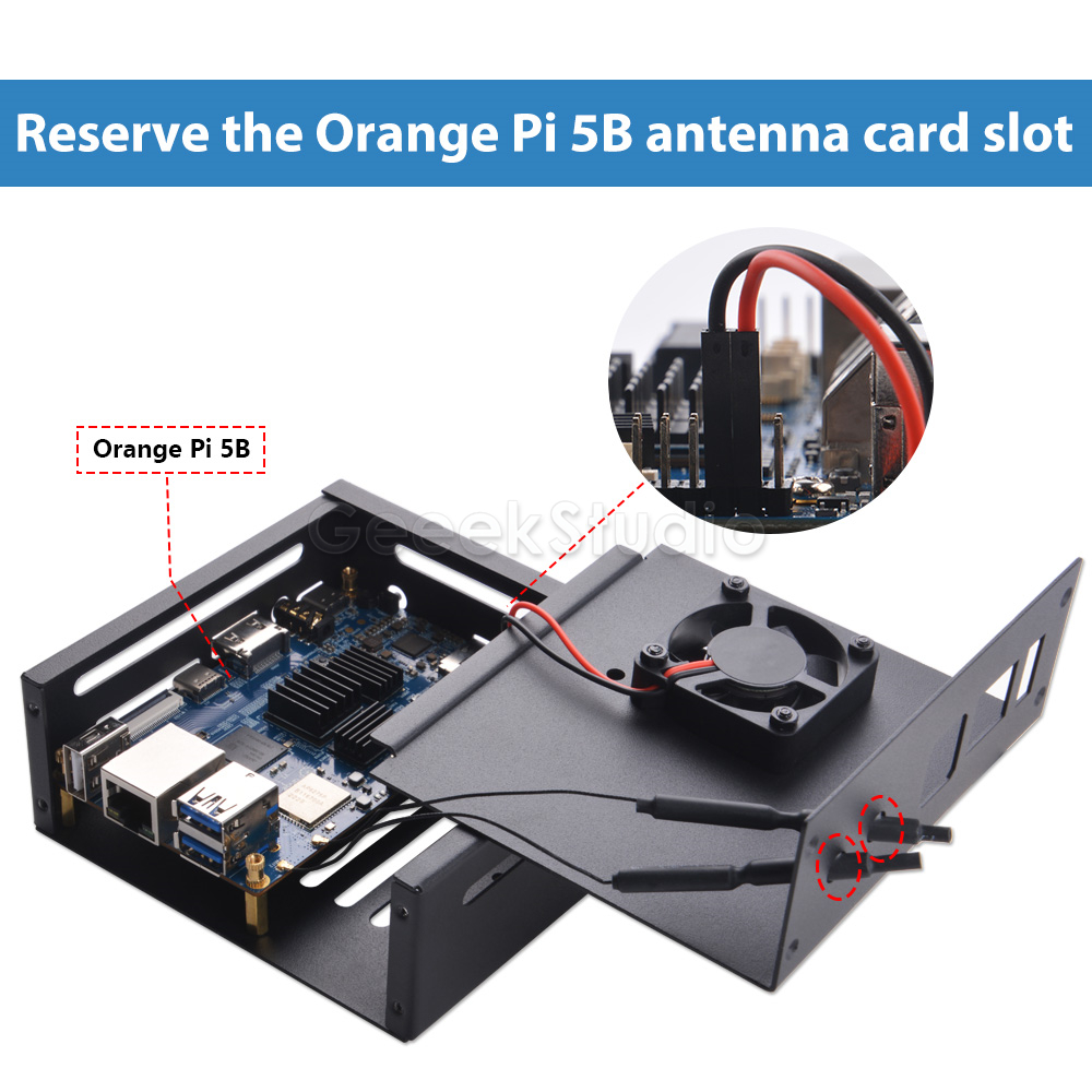 Pomarańczowa obudowa metalowy  – Pi Power Supply recenzja i cena