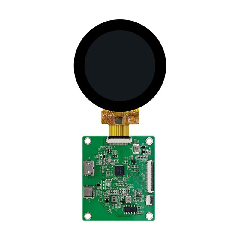 Okrągły wyświetlacz A52T DSI T – Pi Display recenzja i cena