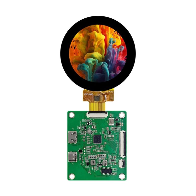 Okrągły wyświetlacz A52T DSI T – Pi Display recenzja i cena