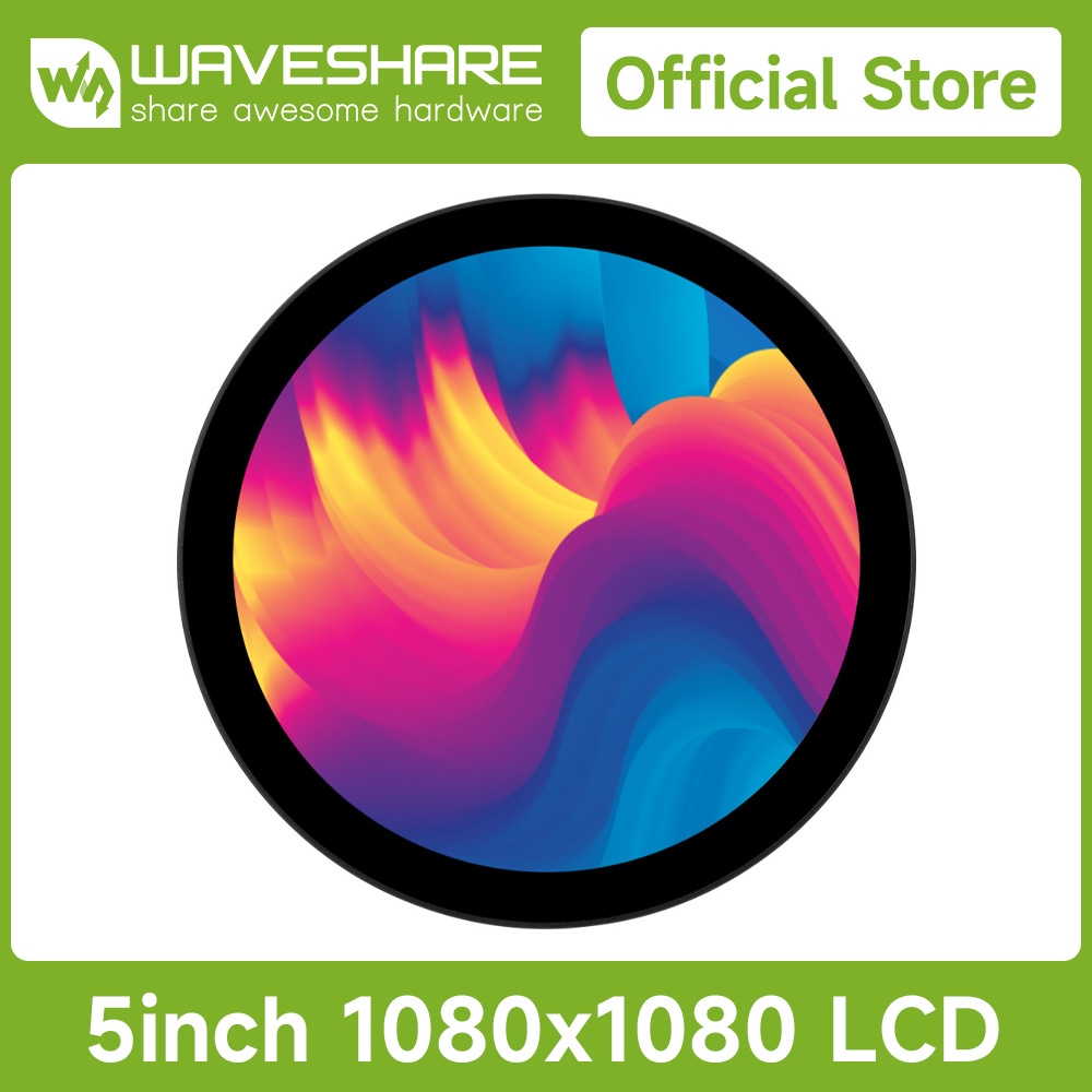 Waveshare 5-calowy okrągły dot – Pi Display recenzja i cena