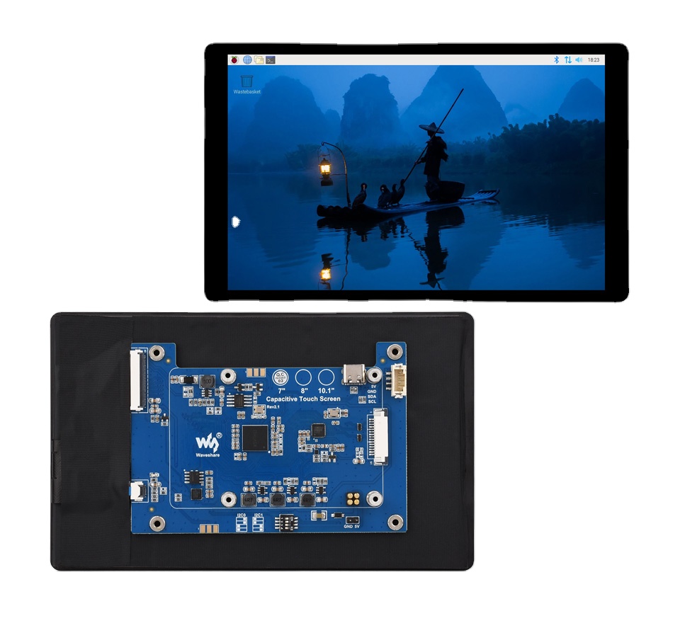 7-calowy wyświetlacz DSI LCD ( – Pi Display recenzja i cena