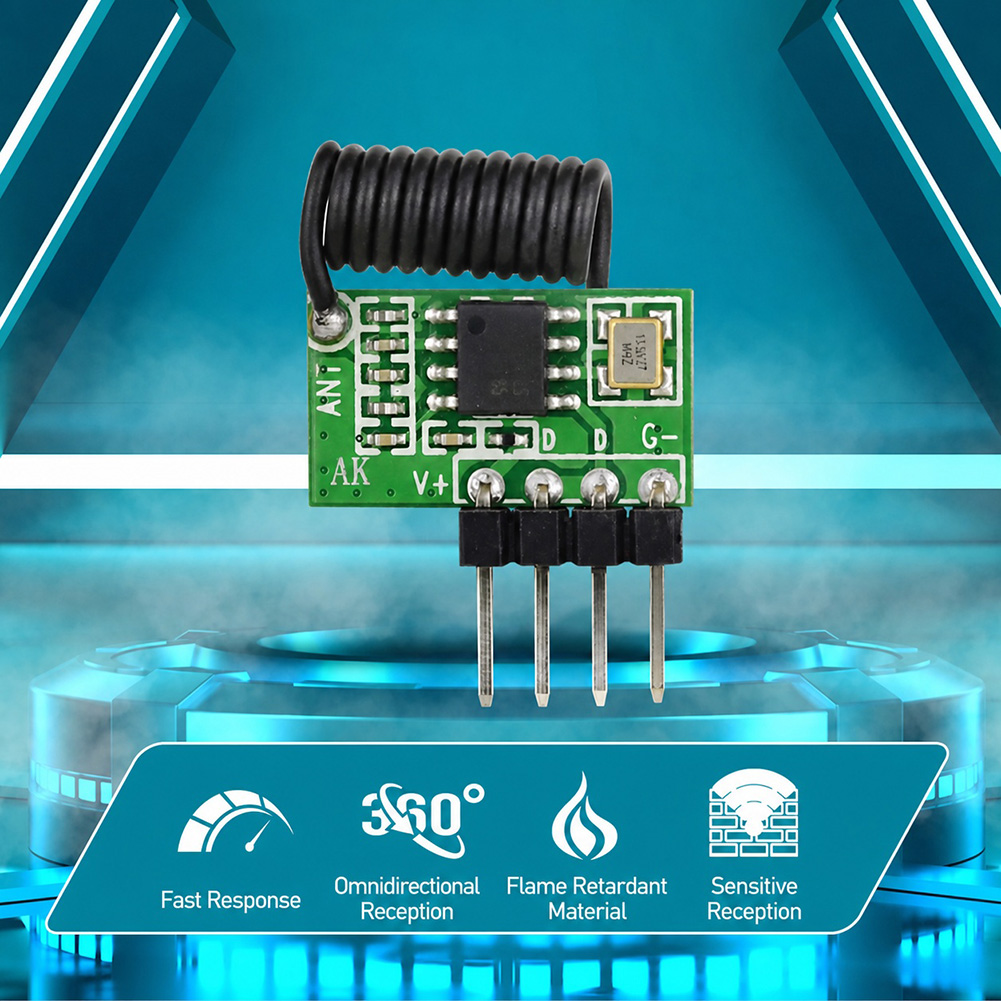 Moduł odbiornika RF superheter – Arduino Kit recenzja i cena