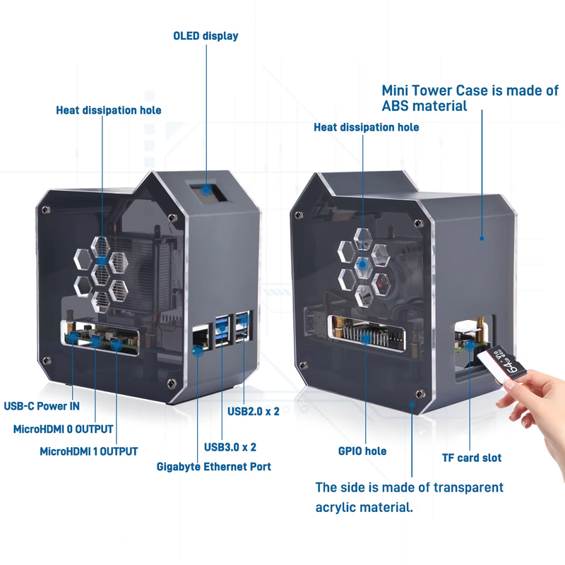 Kompletny zestaw GeeekPi Raspb – Pi 5 Case recenzja i cena