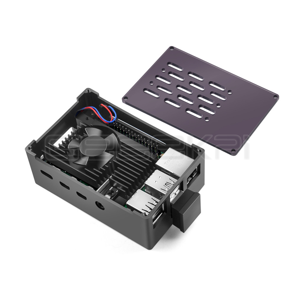 GeeekPi Aluminum Brick Case Bl – Pi 4 Case recenzja i cena