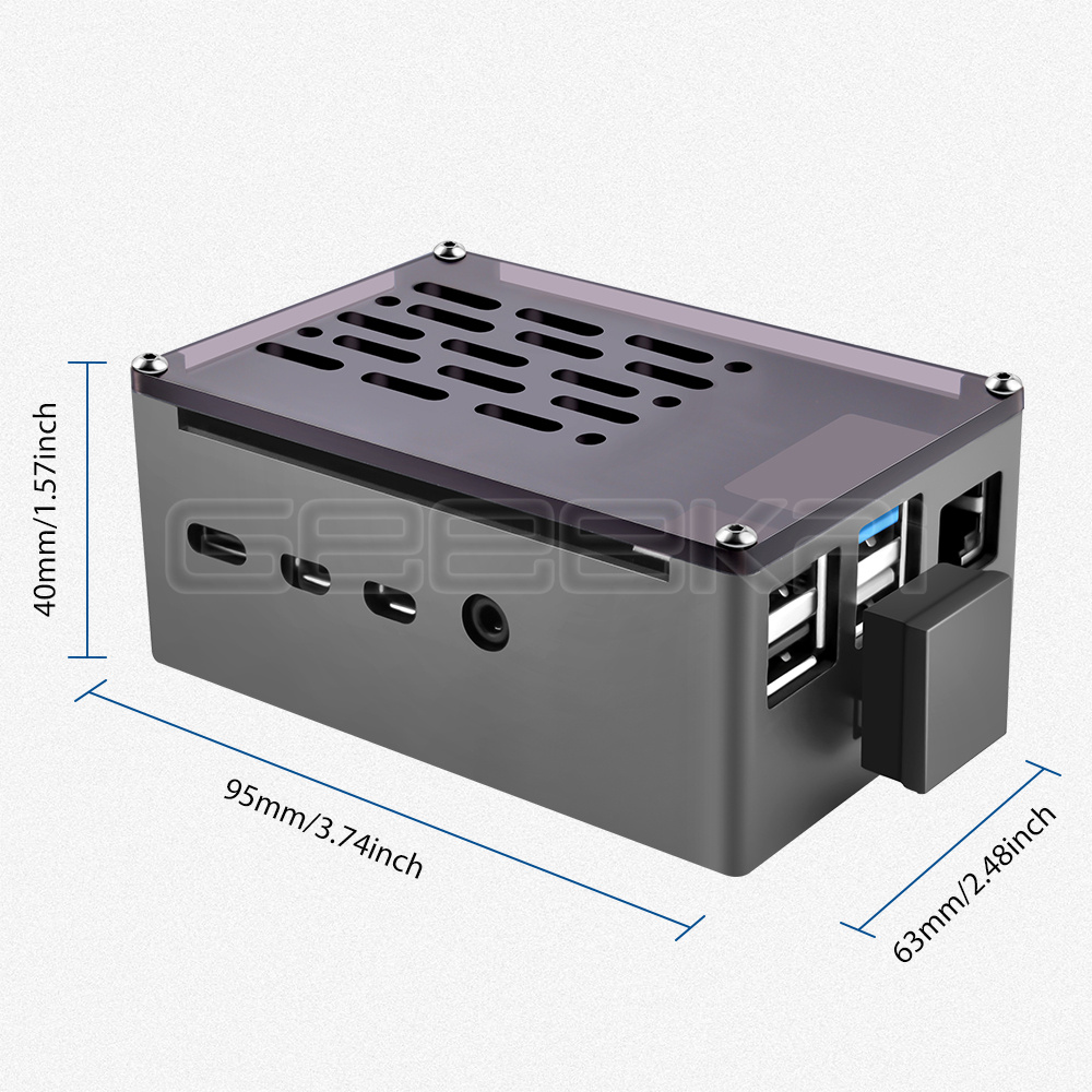 GeeekPi Aluminum Brick Case Bl – Pi 4 Case recenzja i cena