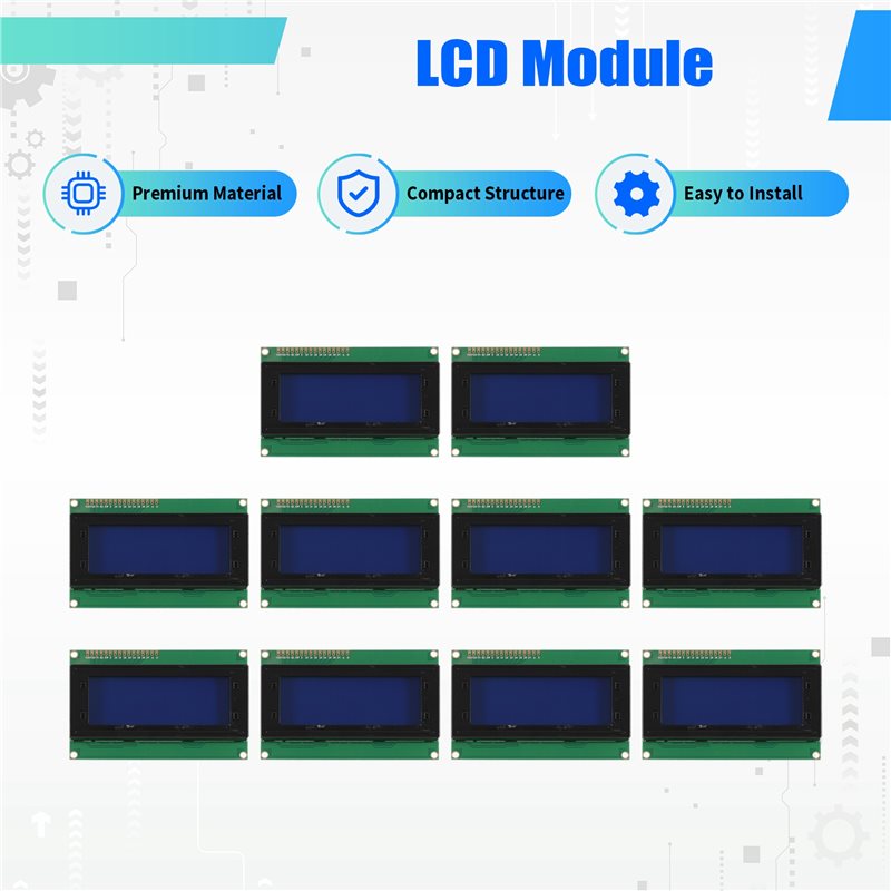 Moduł LCD2004, kompatybilny z  – Pi Display recenzja i cena
